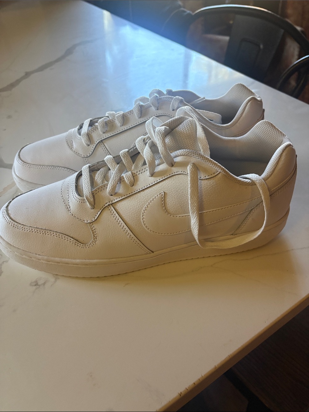 Nike Ebernon Low Triple White Men’s Size 13 Sneakers AQ1775-100